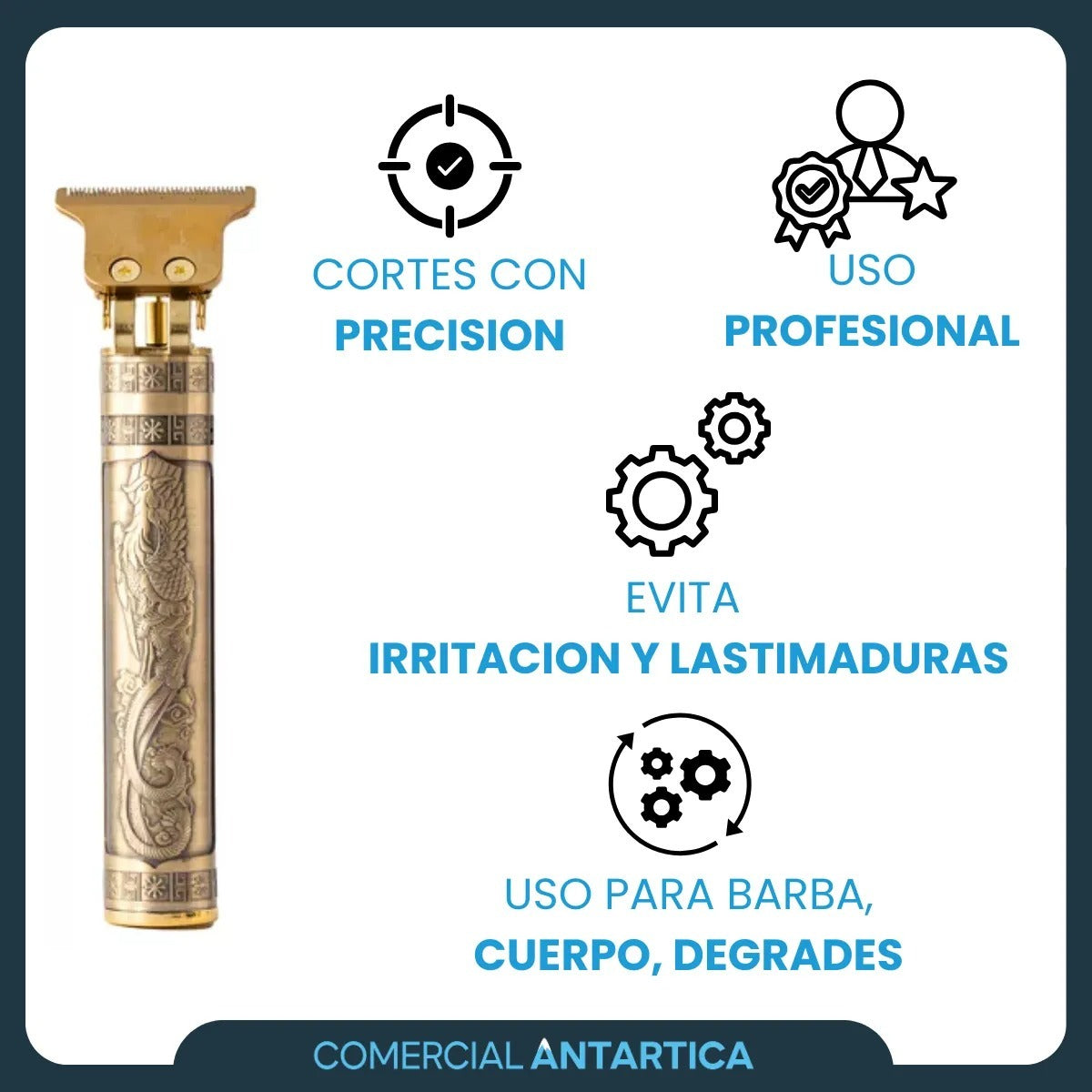 Afeitadora USB Portátil Barba Cuerpo