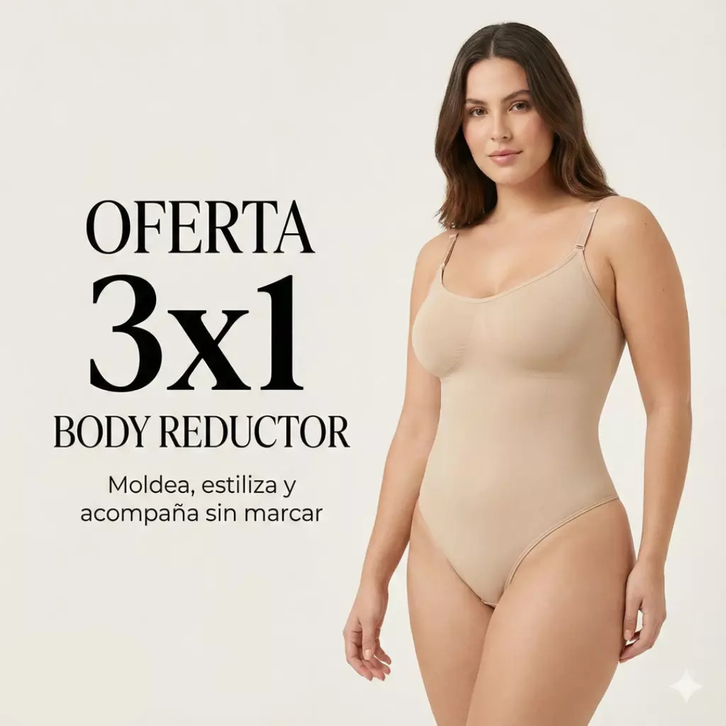 🔥 PROMO 3x1 – Bodys Modeladores Reductores